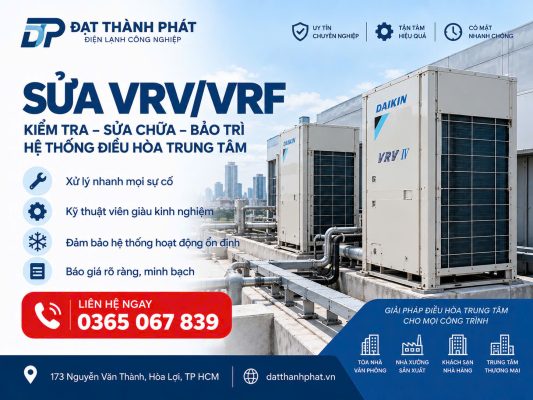 Sửa Chữa VRV/VRF – Kiểm Tra Hệ Thống Điều Hòa Trung Tâm